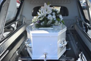 Casket for funeral