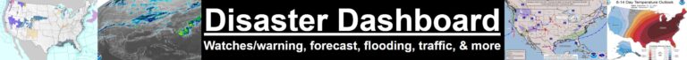 Disaster Dashboard with weather images