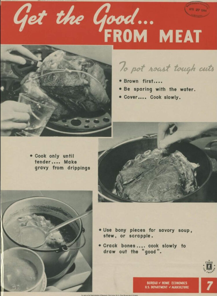 Food prep from WW2