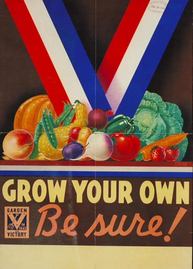 World War two food shortage propaganda