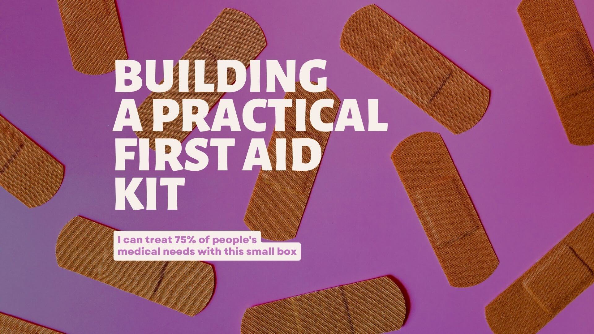 Free First Aid Kit PDF Checklist As Recommended By A Nurse